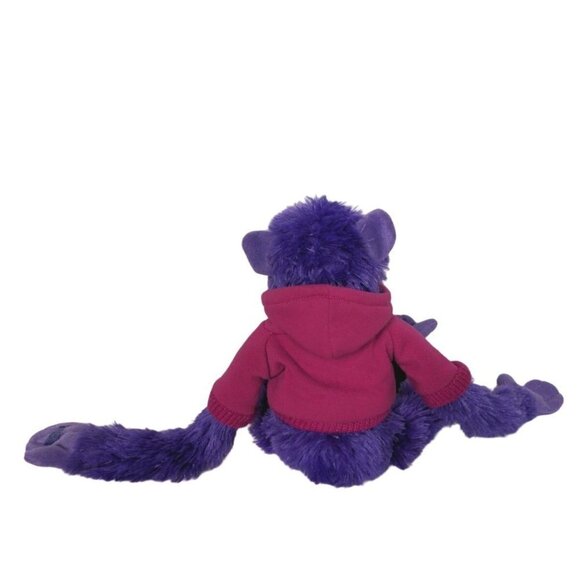 The Petting Zoo Sky Deck Chicago Purple Hanging Monkey Plush Hoodie 2014 19.5" - Picture 4 of 7